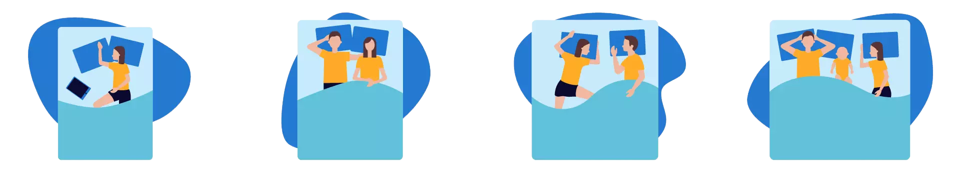 Diferentes tamanhos de sommiers